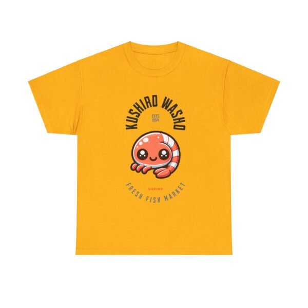 WickerStudio Japanese Seafood Market Unisex Tee - Kushiro Washo Design, Hokkaido T-Shirt, Shrimp Shirt, Travel Graphic Top - Image 17