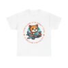 WickerStudio Kitten Time Travel Unisex Tee, Cat Lover T-Shirt, Animal Graphic Shirt, Cute Kitty Top, Funny Pet Gift
