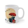 WickerStudio Dracula after halloween night Accent Coffee Mug 11oz, Halloween Gag Gift Cup, Novelty Vampire Coffee Cup - Image 3