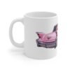 WickerStudio Pink Cadillac Classic Car, Vintage Car Lover Gift, Father's Day Mug, Retro Car Mug - Image 2