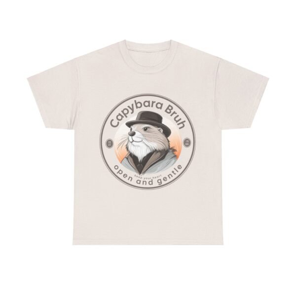 WickerStudio Capybara Unisex Tee, Cute Animal T-Shirt, Wildlife Lover Gift, Nature Graphic Shirt, Open and Gentle Mind - Image 9