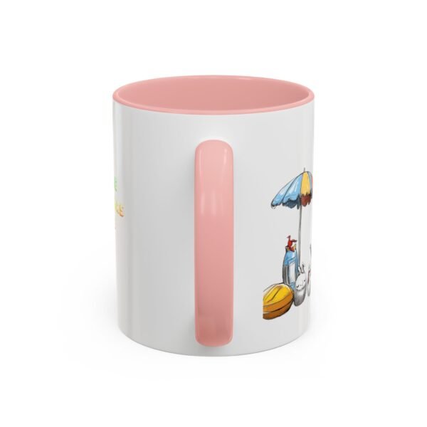 WickerStudio Santa Claus Relax on the Beach Before Christmas Come, Holiday Coffee Cup, Festive Xmas Gift, Novelty Mug - Image 12
