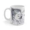 WickerStudio Girl and Westie Dog Mom, Dog Lover Gift, Tea Cup, Puppy Owner Present, Ceramic Mug, Coffee Lover Mug - Image 2