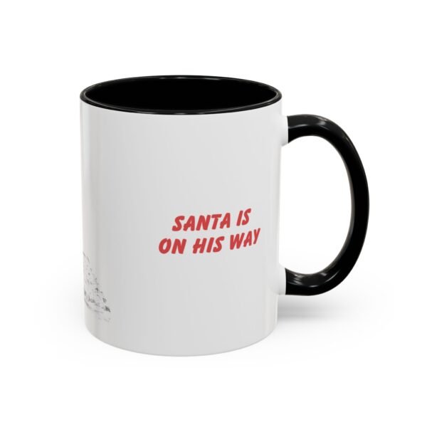 WickerStudio Santa is on his way, Snow Kiting, Christmas Mug, Holiday Mug, Festive Mug, Santa Mug, 11oz,  Gift for Christmas - Image 2