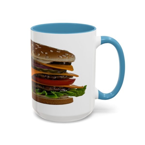 WickerStudio Funny Hamburger Mug, Ceramic Tea Cup, Cute Kitchen Decor, Unique Gift - Image 38