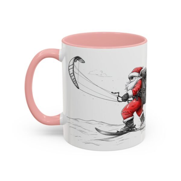 WickerStudio Santa is on his way, Snow Kiting, Christmas Mug, Holiday Mug, Festive Mug, Santa Mug, 11oz,  Gift for Christmas - Image 11