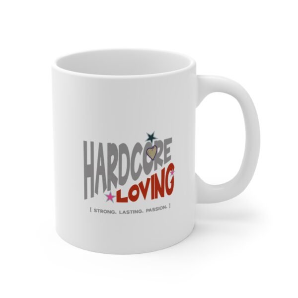 WickerStudio Mug 11oz, Cupid Hard Core Loving Design, Valentine's Day Coffee Cup, Romantic Gift, WickerStudio Collection