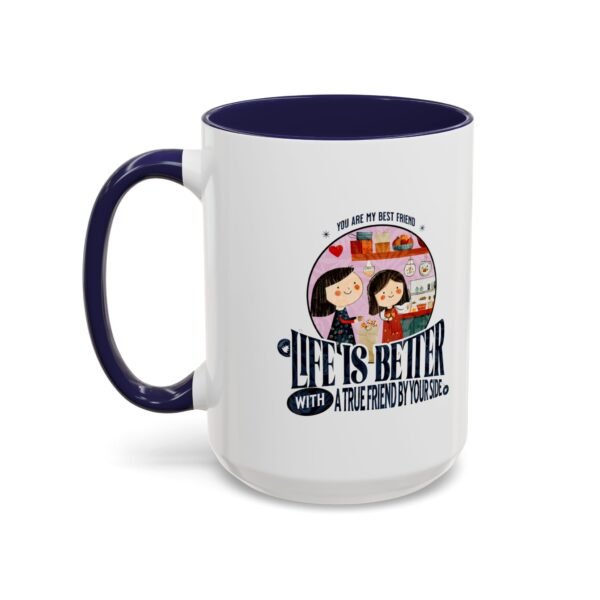 WickerStudio Best Friend Accent Coffee Mug (11, 15oz), BFF mug, friendship gift, bestie cup, personalized mug - Image 23