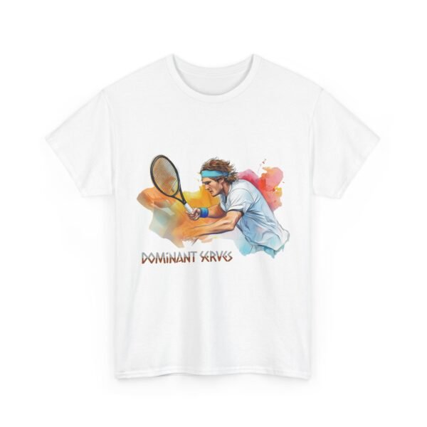 WickerStudio ZverevTennis Fan Tee, Sports Gift, Tennis Fan Shirt, Dominant Serves Is The Key Of Success. - Image 3