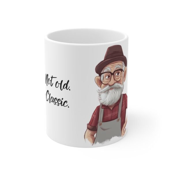 WickerStudio I'm Not Old but Classic, Gift for GrandPa, Unique Coffee Cup, Vintage Style Mug, Father's Day Gift
