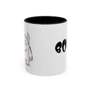 WickerStudio Halloween Monster Boo Cup, Unique Halloween Mug, 11oz Mug, Kitchen Decor