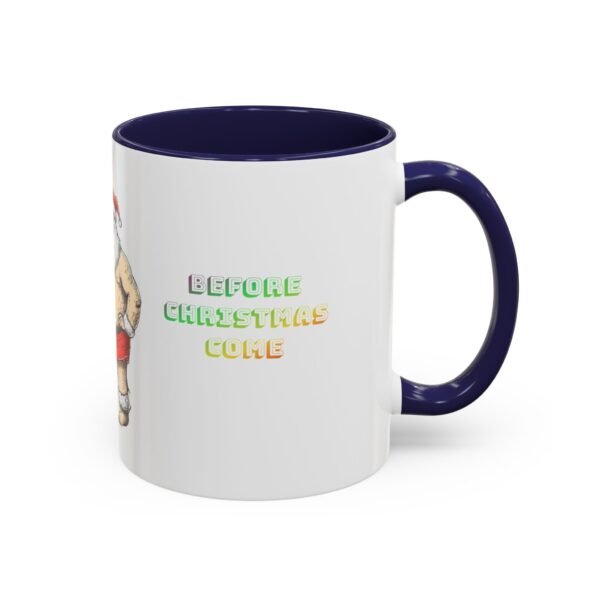 WickerStudio Santa Claus Relax on the Beach Before Christmas Come, Holiday Coffee Cup, Festive Xmas Gift, Novelty Mug - Image 6
