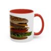 WickerStudio Funny Hamburger Mug, Ceramic Tea Cup, Cute Kitchen Decor, Unique Gift - Image 14