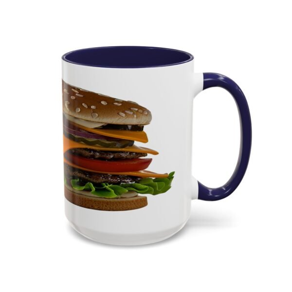 WickerStudio Funny Hamburger Mug, Ceramic Tea Cup, Cute Kitchen Decor, Unique Gift - Image 22