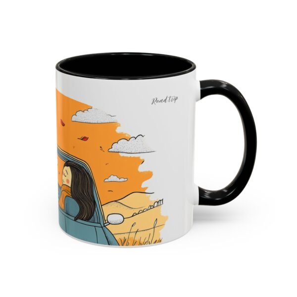 WickerStudio Duet Lover Road Trip Memory, Musician Gift, Adventure Travel Cup, Ceramic Tea Mug, Romantic Couple Present - Image 2
