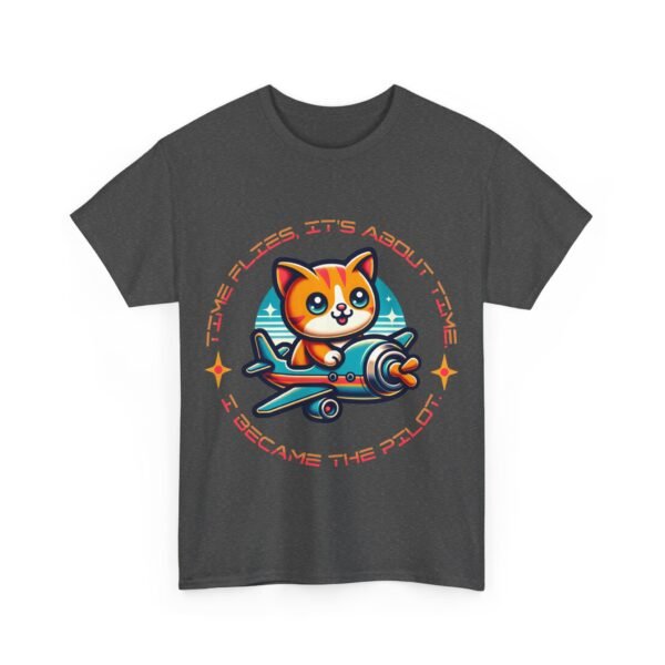 WickerStudio Kitten Time Travel Unisex Tee, Cat Lover T-Shirt, Animal Graphic Shirt, Cute Kitty Top, Funny Pet Gift - Image 19