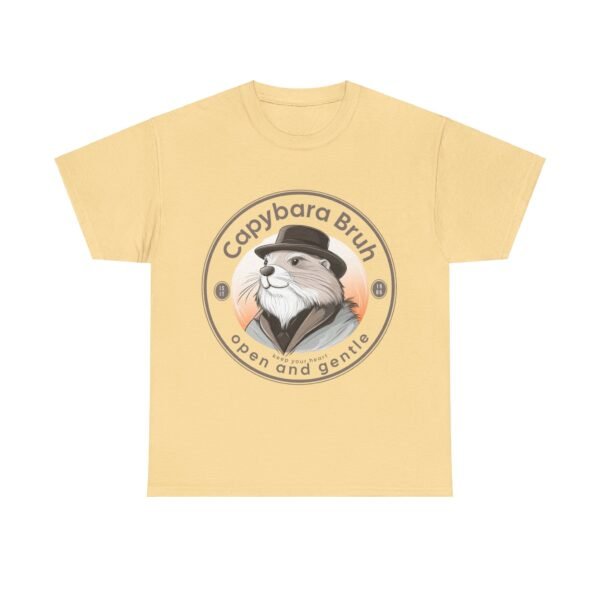 WickerStudio Capybara Unisex Tee, Cute Animal T-Shirt, Wildlife Lover Gift, Nature Graphic Shirt, Open and Gentle Mind - Image 13