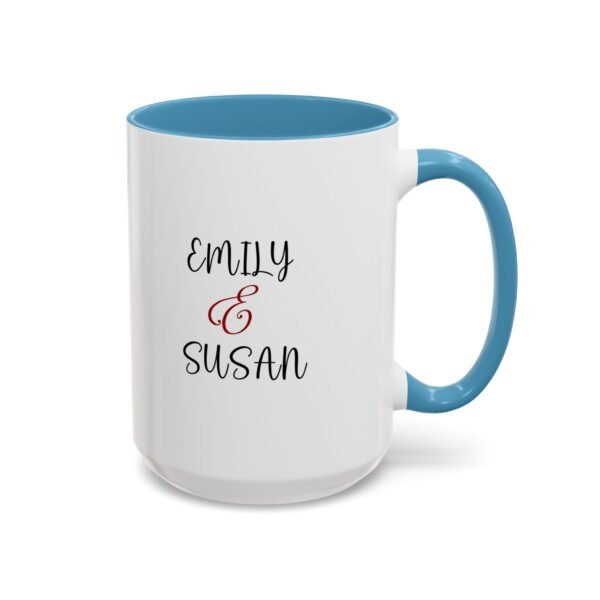 WickerStudio Best Friend Accent Coffee Mug (11, 15oz), BFF mug, friendship gift, bestie cup, personalized mug - Image 38