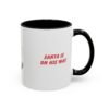 WickerStudio Santa is on his way, Ice Cross Downhill Christmas Mug, Holiday Mug, Festive Mug, Santa Mug - Image 2