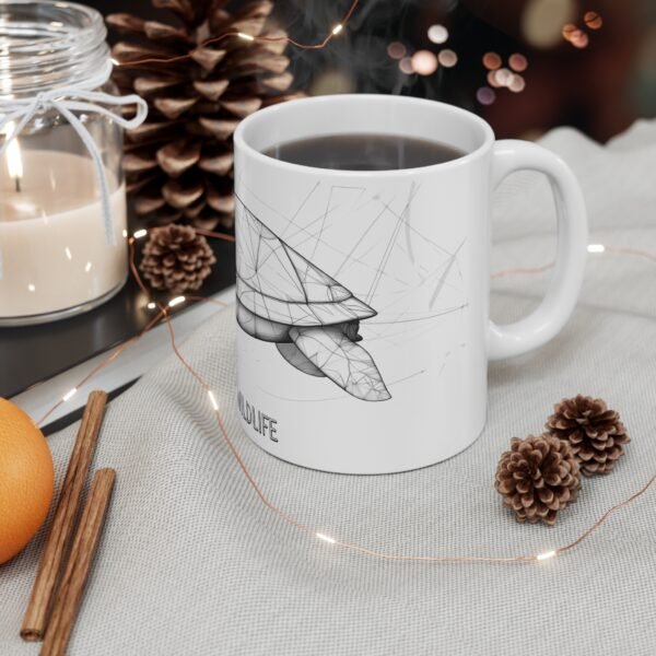 WickerStudio save wildlife concept mug, Turtle, coffee cup, nature conservation, wildlife lover gift - Image 4