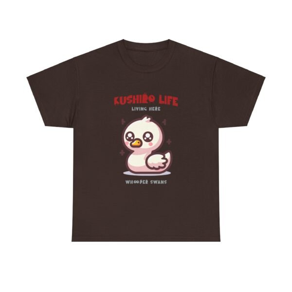 WickerStudio Kushiro Living Whooper Swan T-Shirt, Wildlife Graphic Tee, Animal Lover Gift, Nature Lover Shirt - Image 9