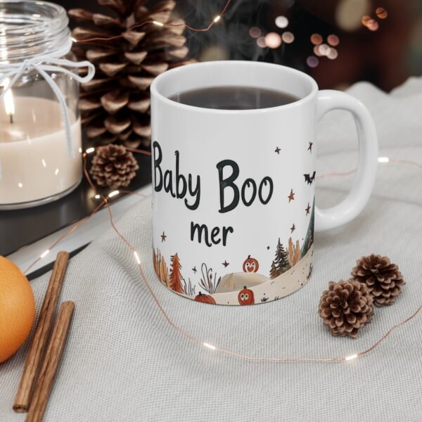 WickerStudio Baby Boo Mer Witch Coffee Cup, Halloween Decor, Spooky Mug, Halloween Party Favor - Image 4