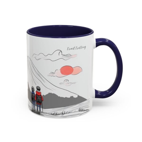 WickerStudio Mountain Trail Trekking Duet Lover Coffee Mug, Outdoor Adventure Camping Tea Cup Gift, Hiking Couple - Image 6