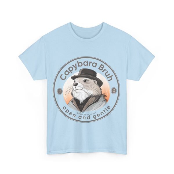 WickerStudio Capybara Unisex Tee, Cute Animal T-Shirt, Wildlife Lover Gift, Nature Graphic Shirt, Open and Gentle Mind - Image 31