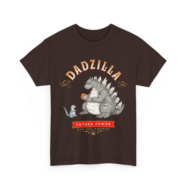 WickerStudio Father Power Dadzilla Unisex Heavy Cotton Tee Shirt for Dad, Father's Day Gift, Dad Birthday Present, Daddy Tee - Image 27