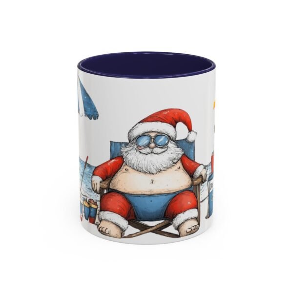 WickerStudio Santa on the Beach Christmas Not Come Yet, Festive Mug, Holiday Gift, Santa Mug, Seasonal Decor, Christmas Mug - Image 5