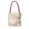 WickerStudio Beautiful Woman Face Tote Bag - Personalized Name , Shopping Bag, Shoulder Bag, - Image 6