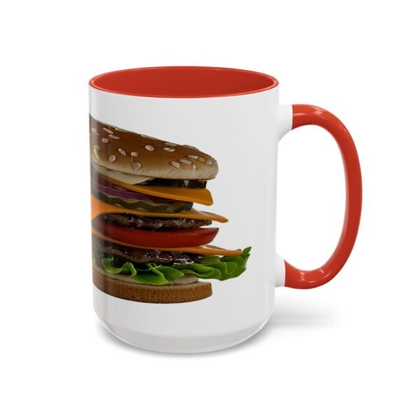 WickerStudio Funny Hamburger Mug, Ceramic Tea Cup, Cute Kitchen Decor, Unique Gift - Image 30