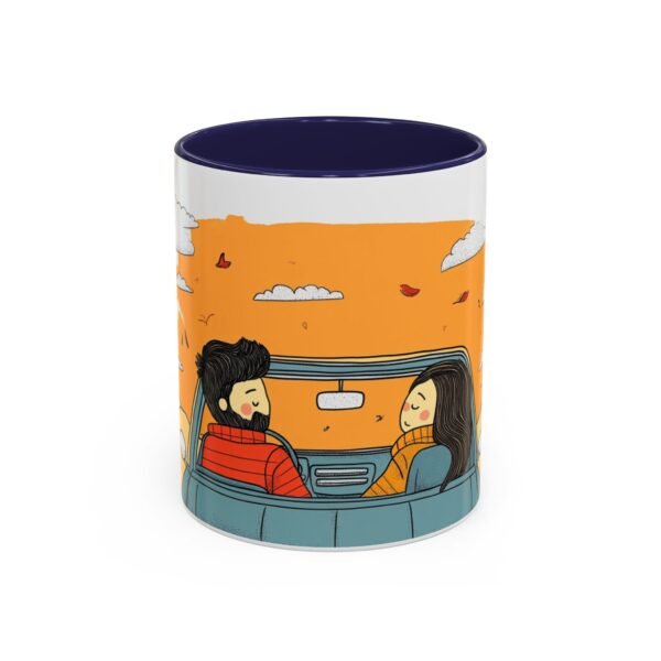WickerStudio Duet Lover Road Trip Memory, Musician Gift, Adventure Travel Cup, Ceramic Tea Mug, Romantic Couple Present - Image 5