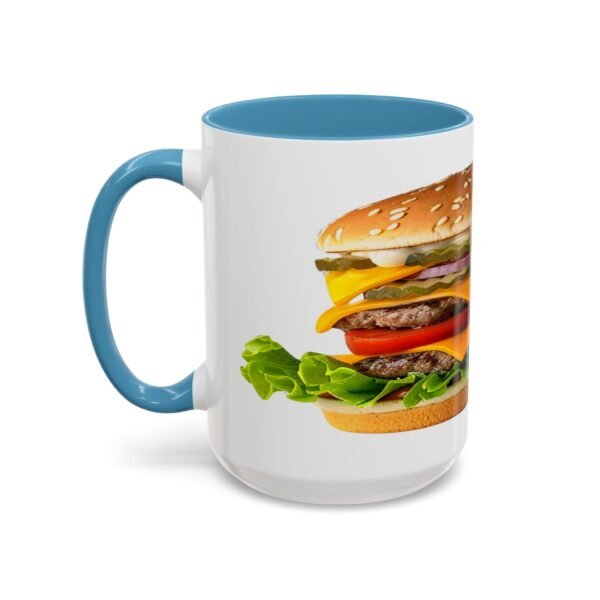 WickerStudio Funny Hamburger Mug, Ceramic Tea Cup, Cute Kitchen Decor, Unique Gift - Image 39