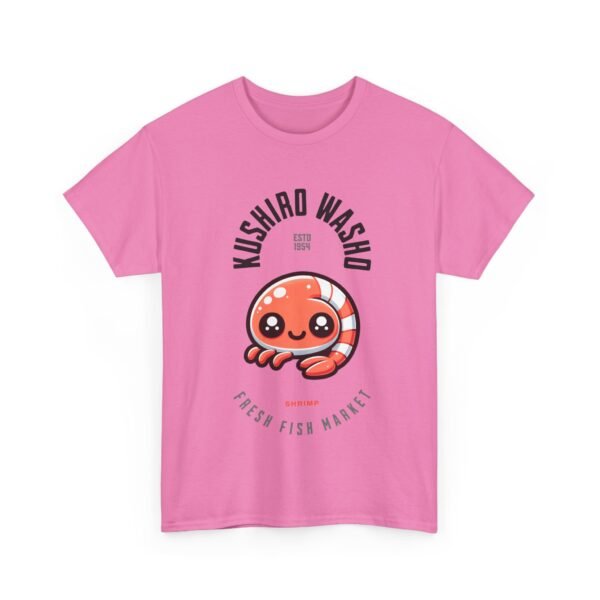 WickerStudio Japanese Seafood Market Unisex Tee - Kushiro Washo Design, Hokkaido T-Shirt, Shrimp Shirt, Travel Graphic Top - Image 35