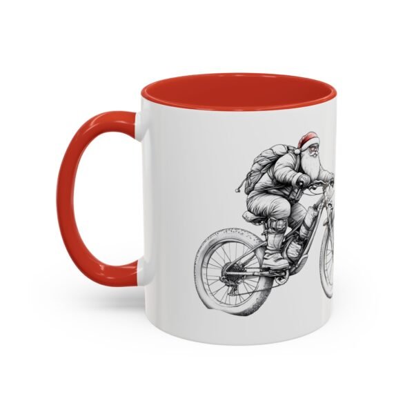 WickerStudio Santa is on his way, Christmas Mug, Holiday Mug, Festive Mug, Santa Mug, 11oz,  Gift for Christmas - Image 15