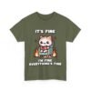 WickerStudio Cat Calmly Reading Unisex Tee, Kitten Lover Gift, Cute Animal Graphic Shirt, Bookworm Tee, Cat Lady Shirt - Image 15