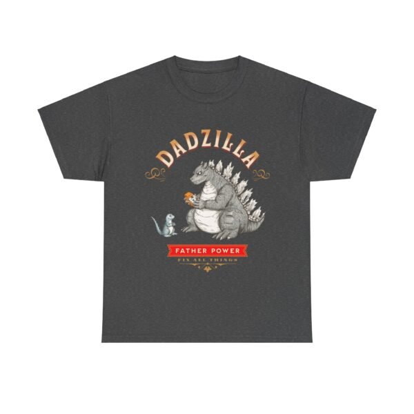 WickerStudio Father Power Dadzilla Unisex Heavy Cotton Tee Shirt for Dad, Father's Day Gift, Dad Birthday Present, Daddy Tee - Image 37