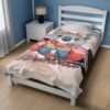 WickerStudio  Velveteen Plush Throw Blanket, Koala Australian Racing Design - Sofa Decor, Cozy Bedding, Home Accent - Image 11