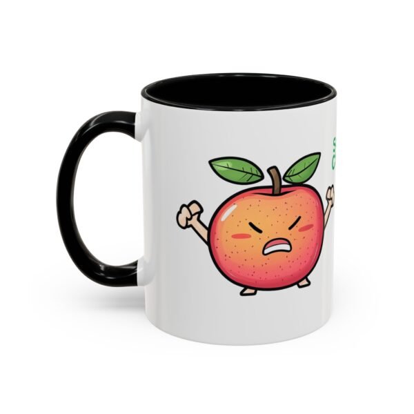 WickerStudio Orange Angry Accent Coffee Mug 11oz - Unique Kitchen Drinkware Gift for Tea Lovers - Image 3