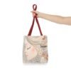 WickerStudio Beautiful Woman Face Tote Bag - Personalized Name , Shopping Bag, Shoulder Bag, - Image 8