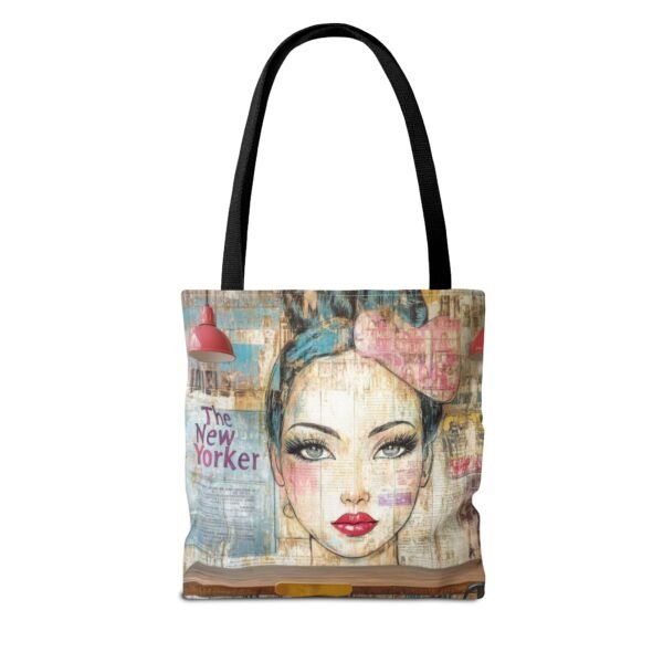 WickerStudio The New Yorker Tote Bag, Stylish - Fashionable Carryall, Chic Shoulder Bag, Trendy Market Elegant Book Tote - Image 2