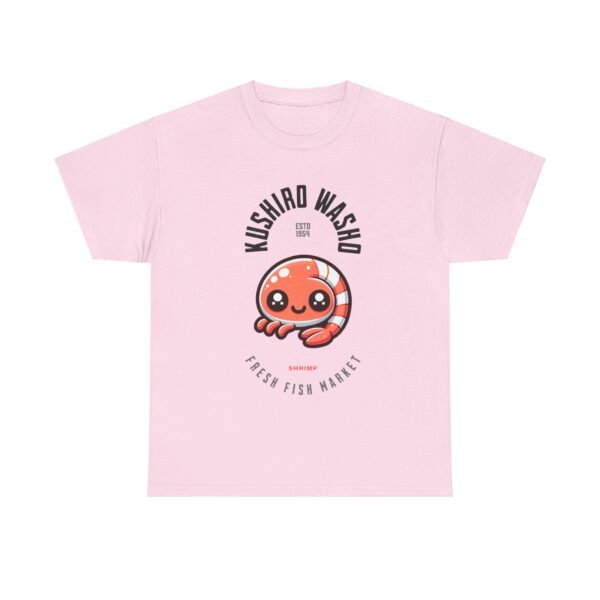 WickerStudio Japanese Seafood Market Unisex Tee - Kushiro Washo Design, Hokkaido T-Shirt, Shrimp Shirt, Travel Graphic Top - Image 29