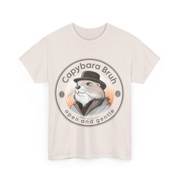 WickerStudio Capybara Unisex Tee, Cute Animal T-Shirt, Wildlife Lover Gift, Nature Graphic Shirt, Open and Gentle Mind - Image 11