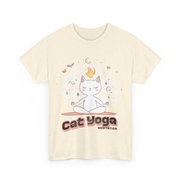 WickerStudio Cat Yoga Guru Unisex Tee, Funny Cat Lover Shirt, Yoga Enthusiast Gift, Meditation Instructor Top, Yoga Lover - Image 7