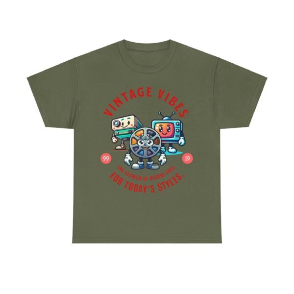 WickerStudio Vintage Memory Unisex Tee, Retro Cotton T-Shirt, Classic Fashion Shirt, Old School Style, Television Projector - Image 21