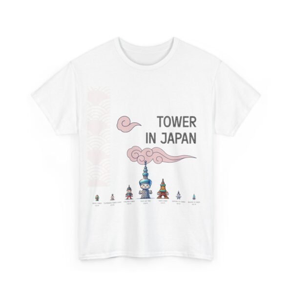 WickerStudio Tower in Japan Graphic Tee, Japanese Architecture Shirt, Travel T-Shirt, Tokyo Landmark Top, Oriental Building - Image 3