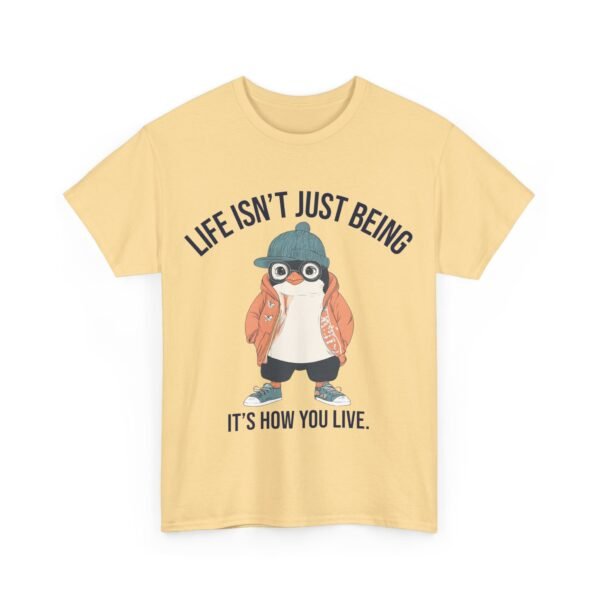 WickerStudio Motivation Penguin T-Shirt, Unisex Tee, Motivational Graphic Shirt, Inspirational Top, Courage Quote - Image 19