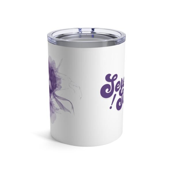 WickerStudio Tumbler 10oz, Serena Slam, Tennis Super Fan Cup, Tennis Lover Gift, Serena Super Fan. - Image 2