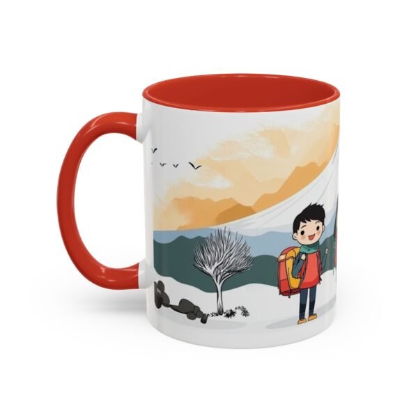 WickerStudio Duet Lover Snow Trekking Coffee Cup, Romantic Hot Beverage Drinkware, Valentine's Day Gift, Couple Winter - Image 15